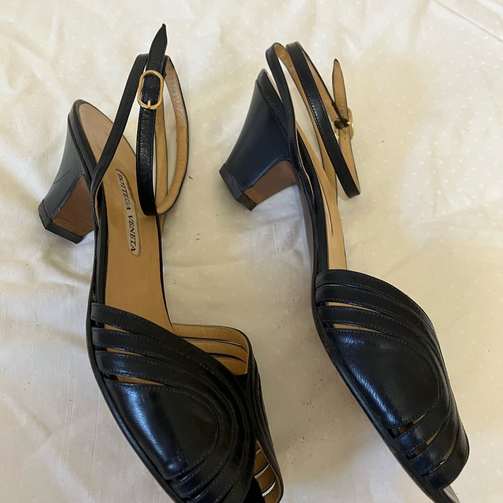 Bottega Veneta Black Sandals
